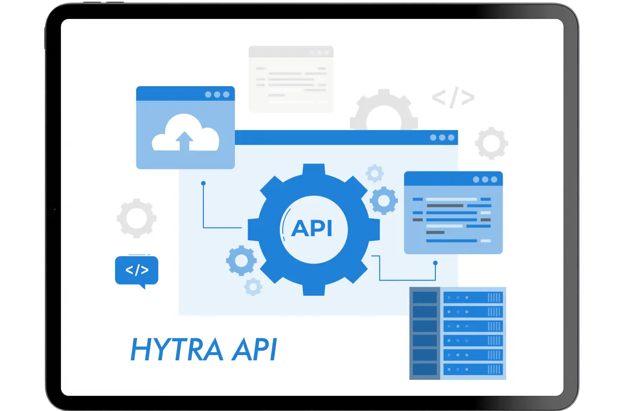 HYTRA APIのタブレット表示